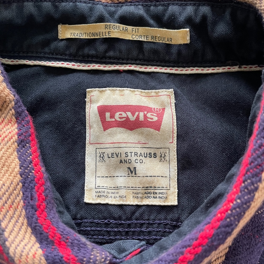 FINAL MARKDOWN! Levi's Vintage Style Button Down LVC Look - Picture 5 of 10